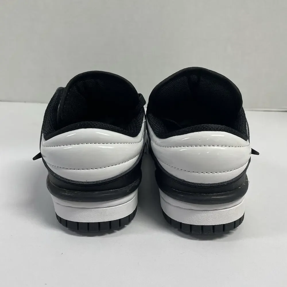 Nike Wmns Dunk Low Twist Panda DZ2794 001 Size 5 Women Black White Leather Shoe